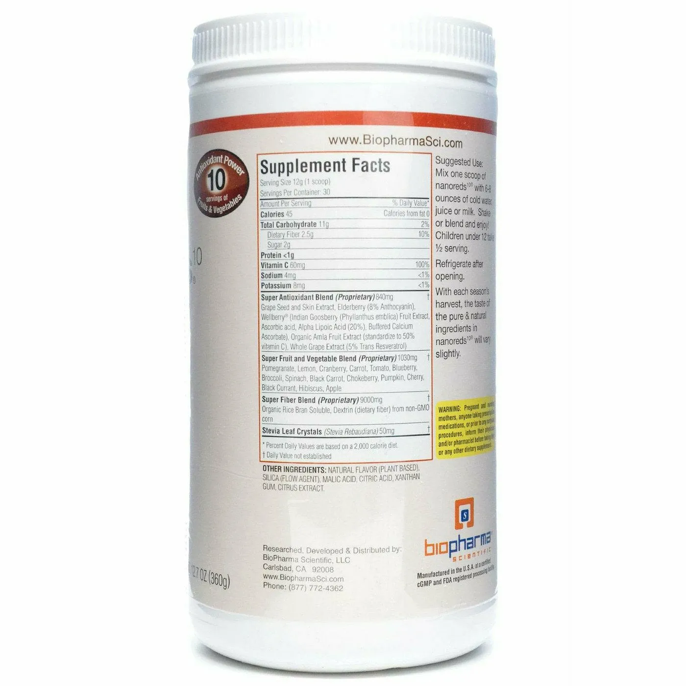 NanoReds 10 12.7 oz by BioPharma Scientific