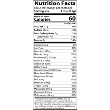 Non-Fortified Nutritional Yeast Flakes by Foods Alive