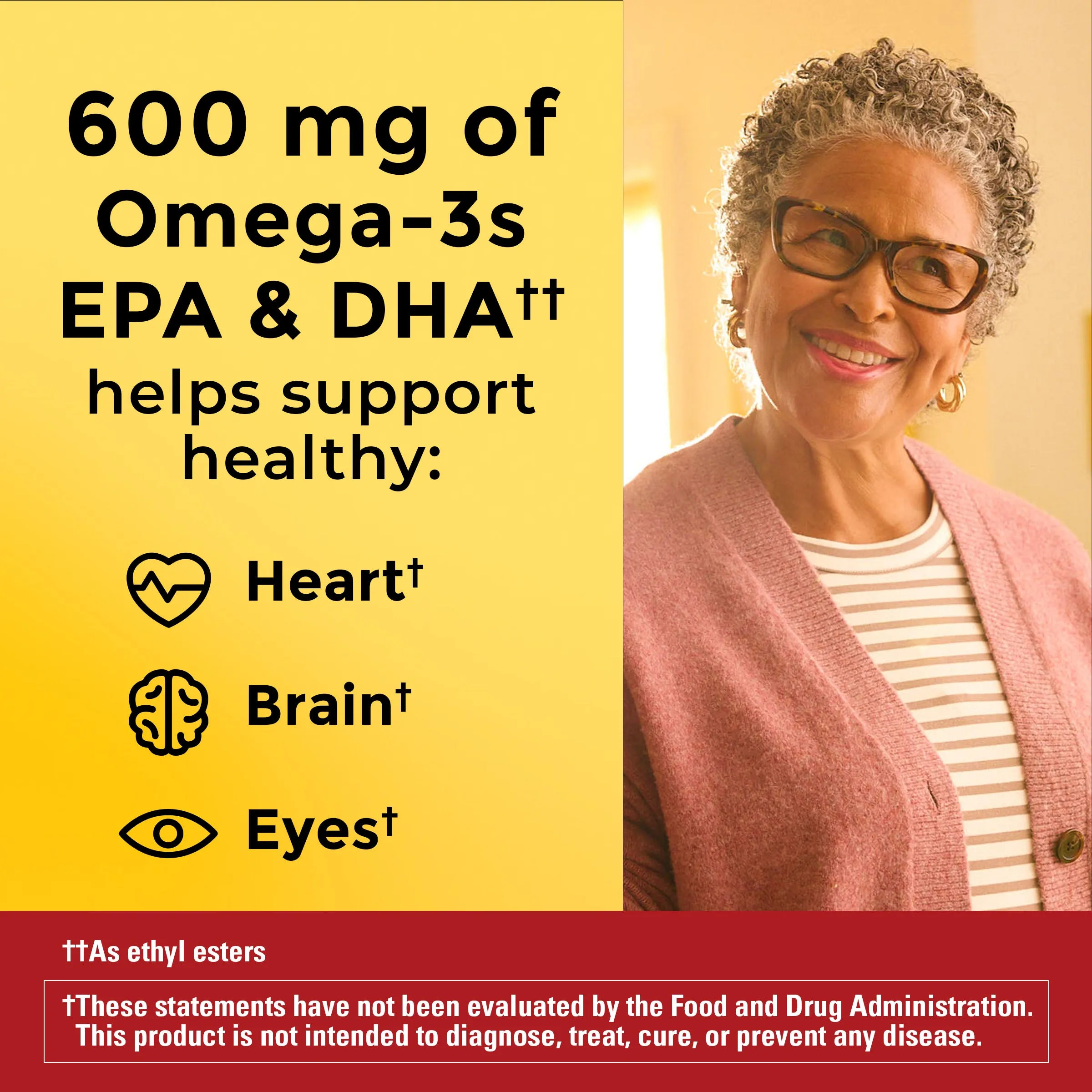 Omega-3 from Fish & Algae Oil 1200 mg Softgels