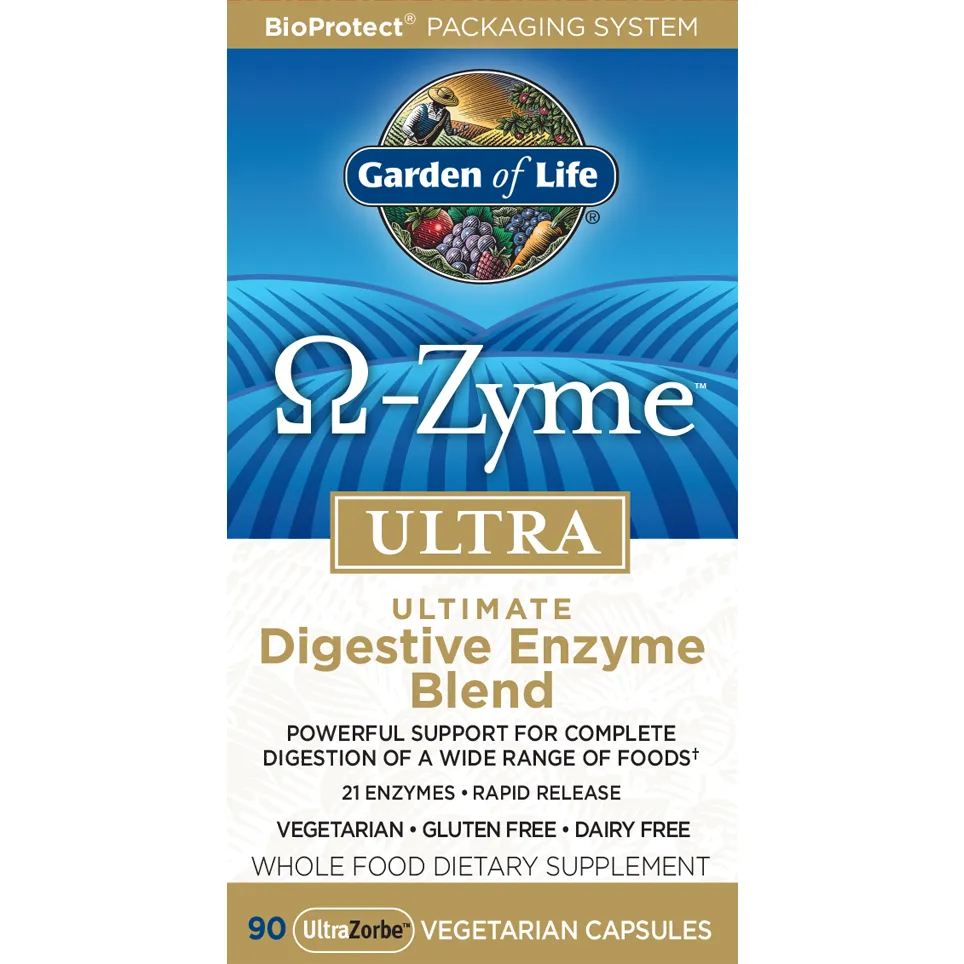 Omega-Zyme  ULTRA 90 caps by Garden Of Life