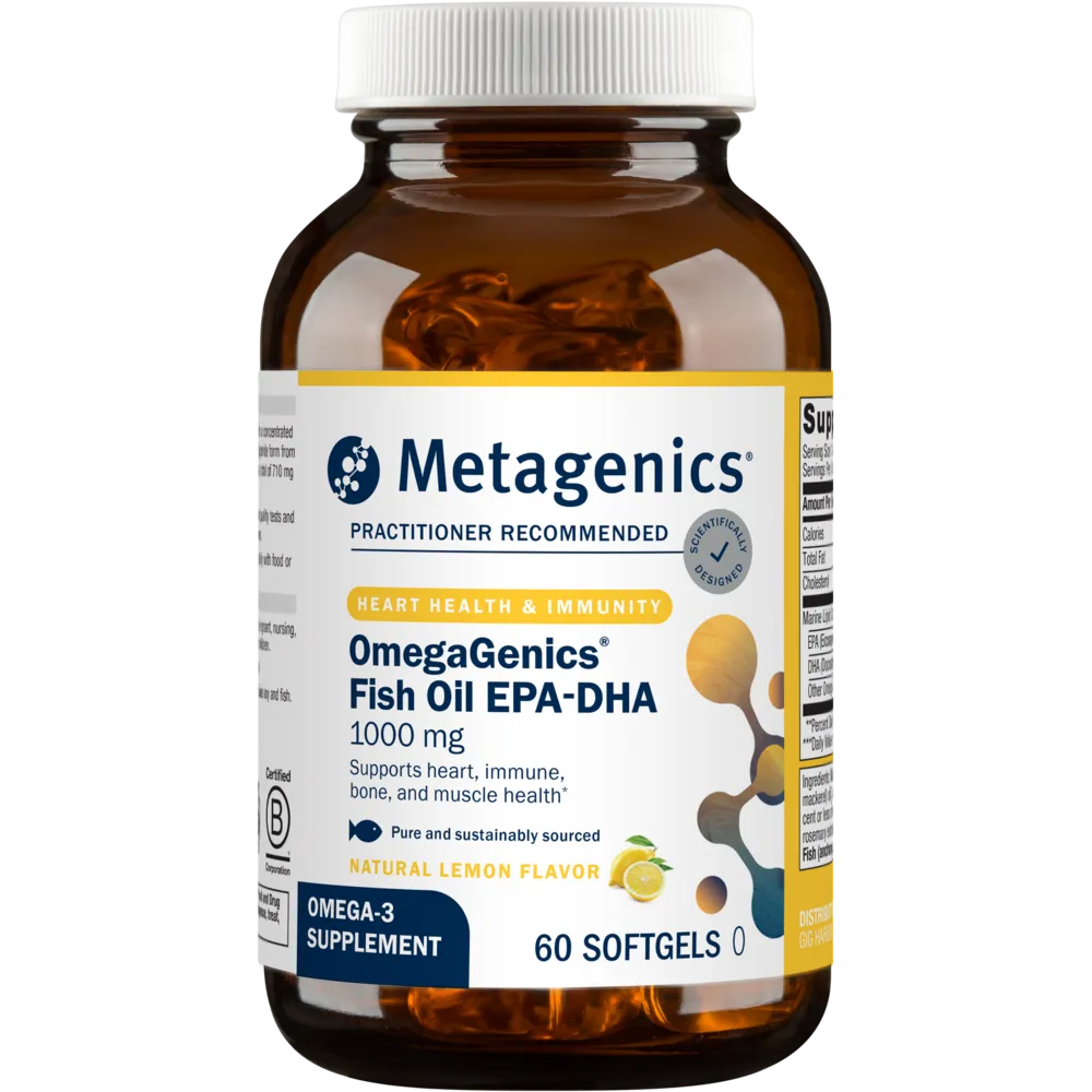 OmegaGenics Fish Oil EPA-DHA 1000 mg by Metagenics