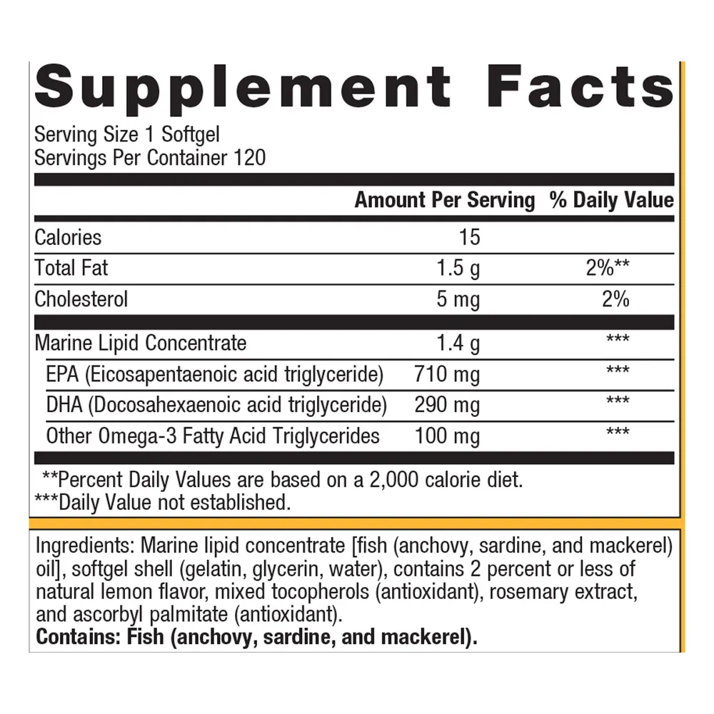 OmegaGenics Fish Oil EPA-DHA 1000 mg by Metagenics