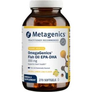 OmegaGenics Fish Oil EPA-DHA 300 mg Lemon-Lime 270 Softgels by Metagenics