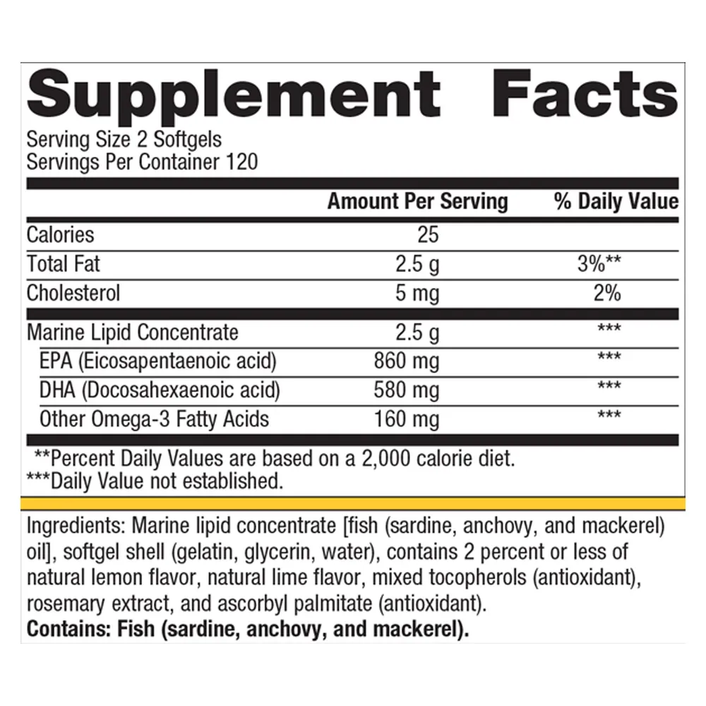 OmegaGenics Fish Oil EPA-DHA 720 mg by Metagenics