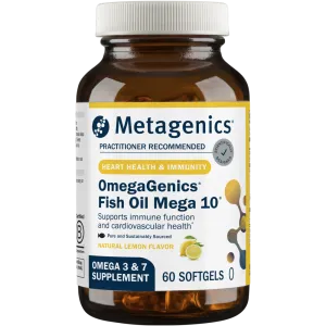 OmegaGenics Fish Oil Mega 10 60 Softgels by Metagenics
