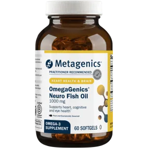 OmegaGenics Fish Oil Neuro 1000 mg 60 Softgels by Metagenics