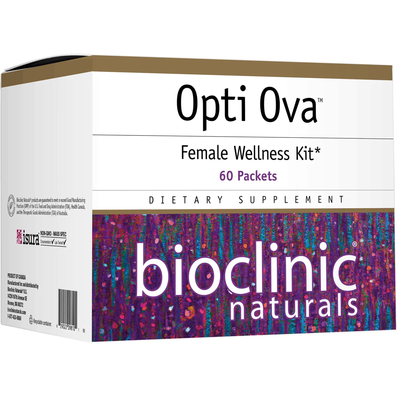 Opti Ova Female Wellness Kit 60 packets By Bioclinic Naturals