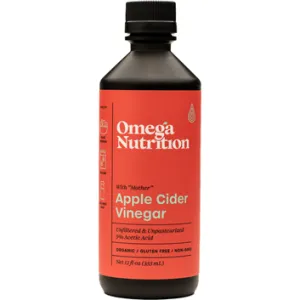 Organic Apple Cider Vinegar 12 oz by Omega Nutrition