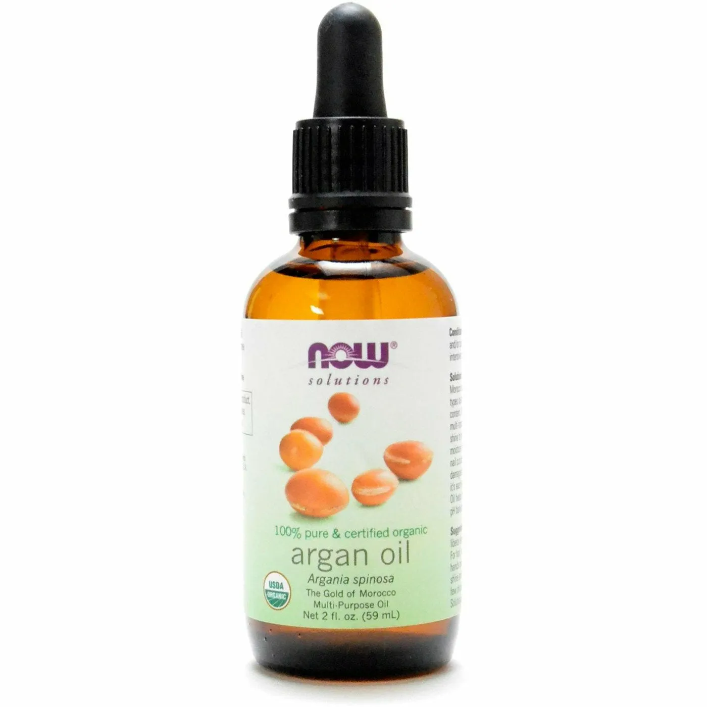 Organic Argan Oil. 100% Pure 2 oz by NOW
