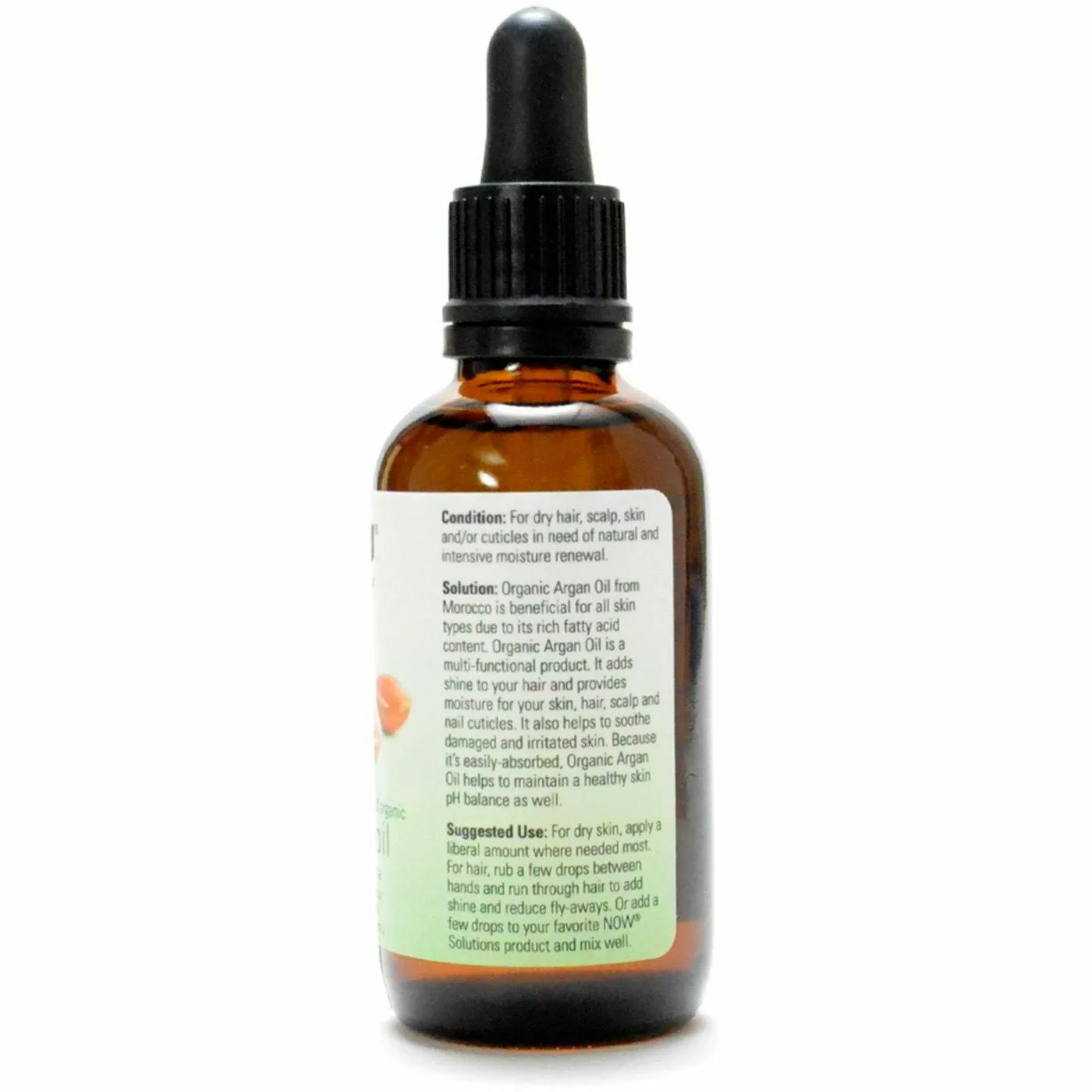 Organic Argan Oil. 100% Pure 2 oz by NOW