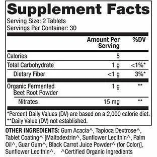 Organic Fermented Beets 60 tabs by Dr. Mercola