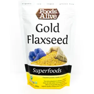Organic Gold Flaxseed 14 oz by Foods Alive