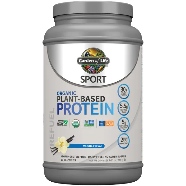 Organic Plant-Based Protein: Vanilla by Garden of Life Sport