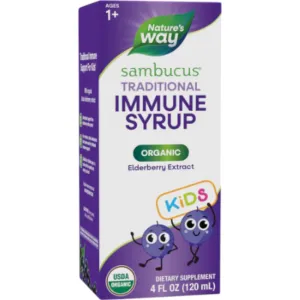 Organic Sambucus Syrup for Kids 4 fl oz by Nature's Way