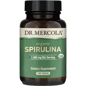 Organic Spirulina 120 tabs by Dr. Mercola