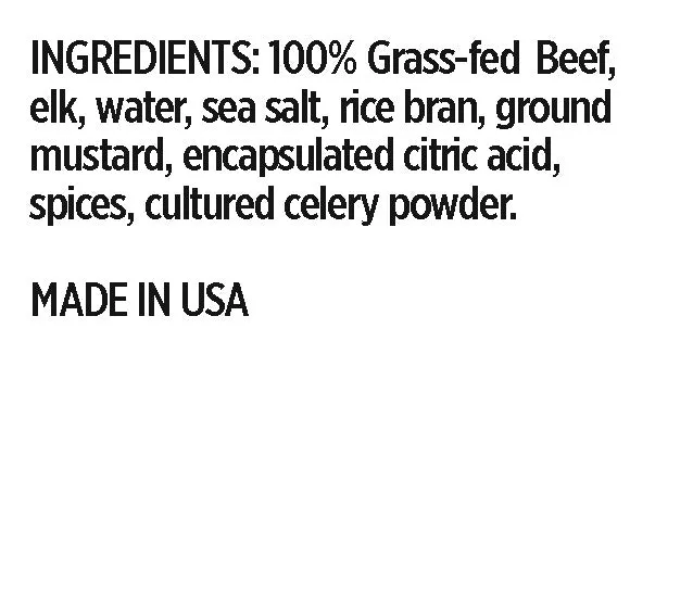 OSTRIM | Beef & Elk | Snack Sticks | Sweet & Spicy