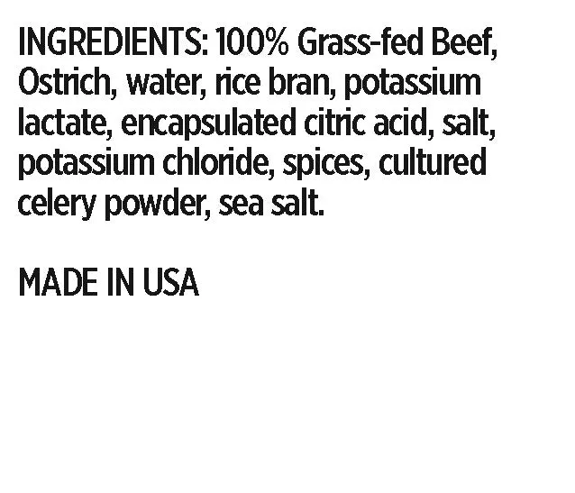 OSTRIM | Beef & Ostrich | Snack Sticks | Natural