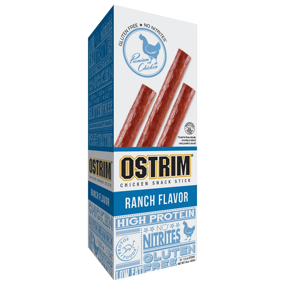 OSTRIM | Chicken | Snack Sticks | Ranch