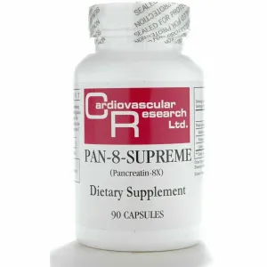 Pan-8-Supreme 125 mg 90 caps by Ecological Formulas