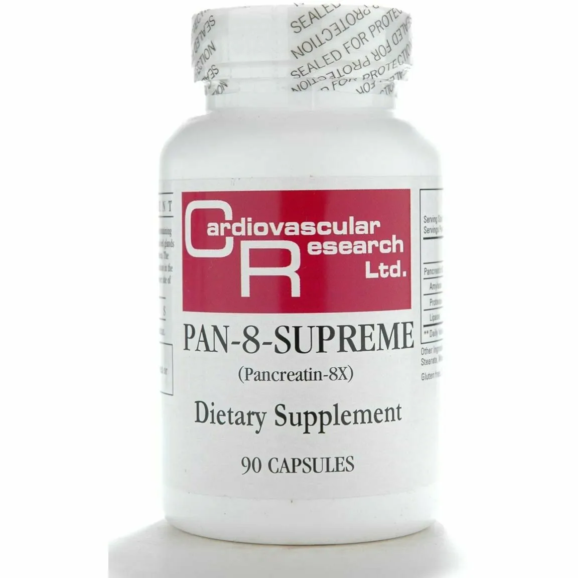 Pan-8-Supreme 125 mg 90 caps by Ecological Formulas