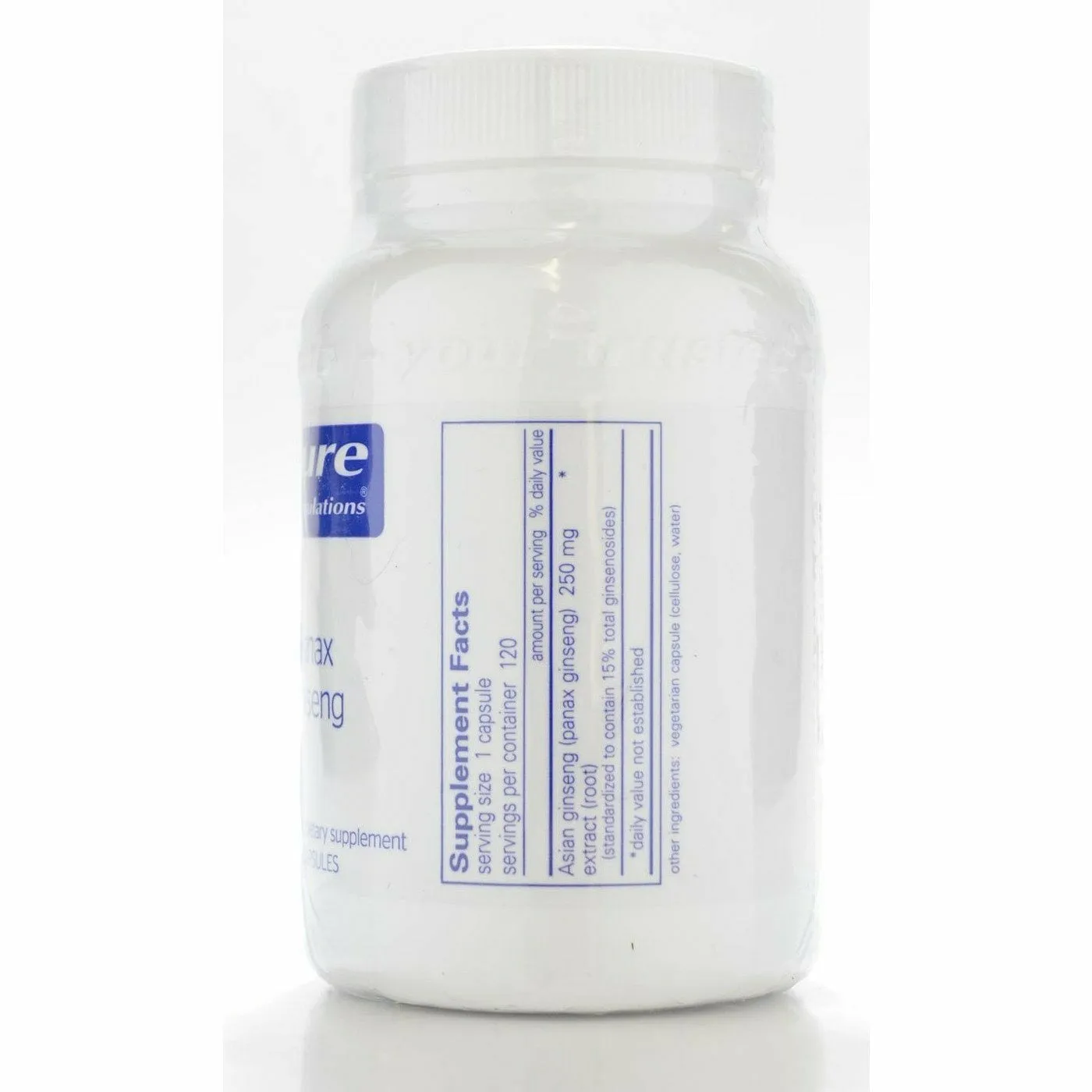 Panax Ginseng 250 mg 120 vcaps by Pure Encapsulations