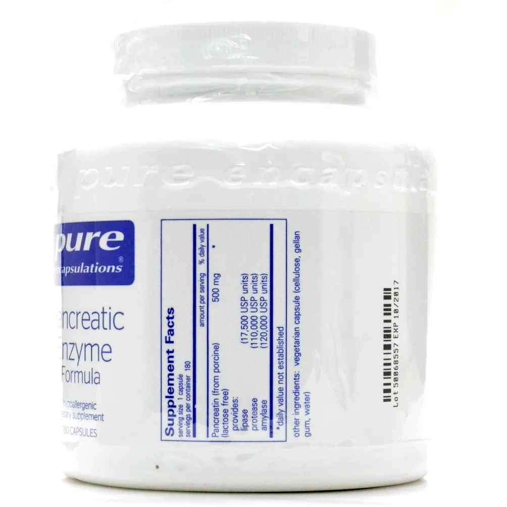 Pancreatic Enzyme Formula by Pure Encapsulations