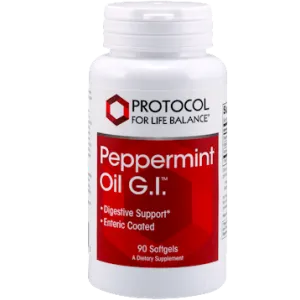 Peppermint Oil G.I. 90 gels by Protocol For Life Balance