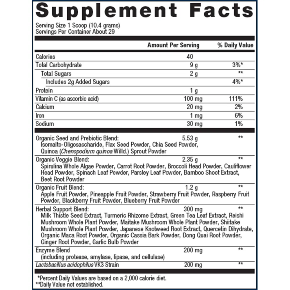 PhytoMulti Superfoods Tropical Fruit 29 Servings by Metagenics