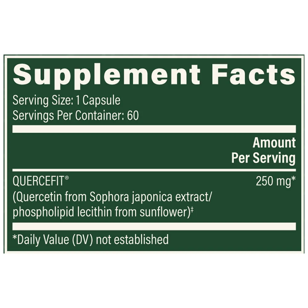 Plant-Based Quercetin 60 caps by Global Healing