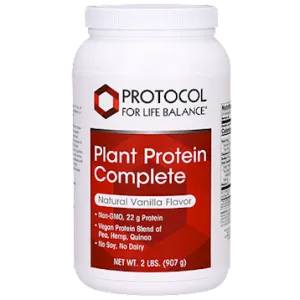 Plant Protein Complete Vanilla 2 lb by Protocol For Life Balance