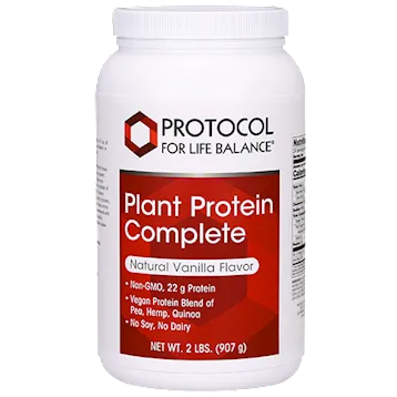 Plant Protein Complete Vanilla 2 lb by Protocol For Life Balance