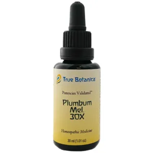 Plumbum Mel. 30X 30 mL by True Botanica