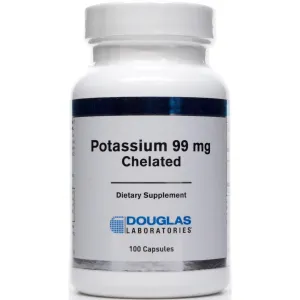 Potassium Chelated 99 mg 100 caps by Douglas Labs