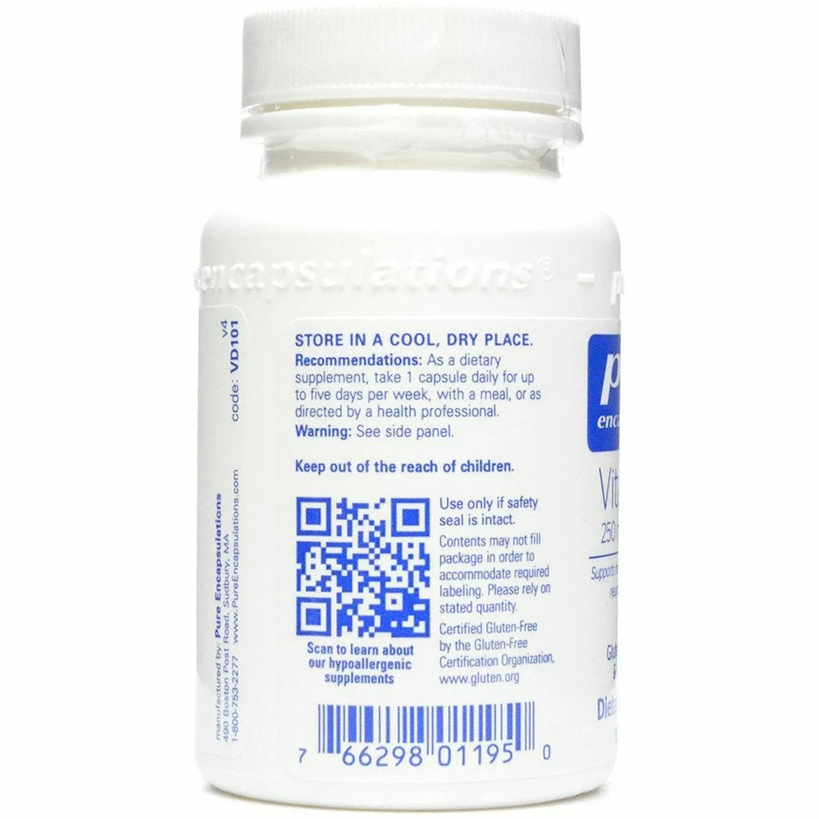 Potassium (citrate) 200 mg by Pure Encapsulations