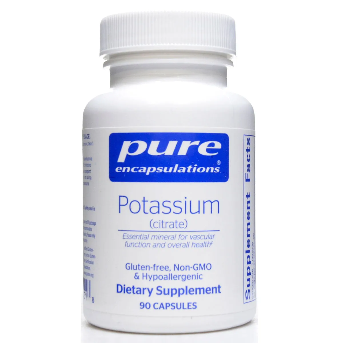 Potassium (citrate) 200 mg by Pure Encapsulations