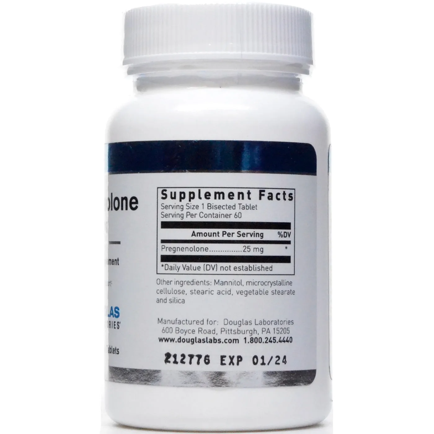 Pregnenolone 25 mg 60 tabs by Douglas Labs