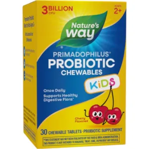 Primadophilus Kids Probiotic Cherry 30 chewable tablets by Nature's Way