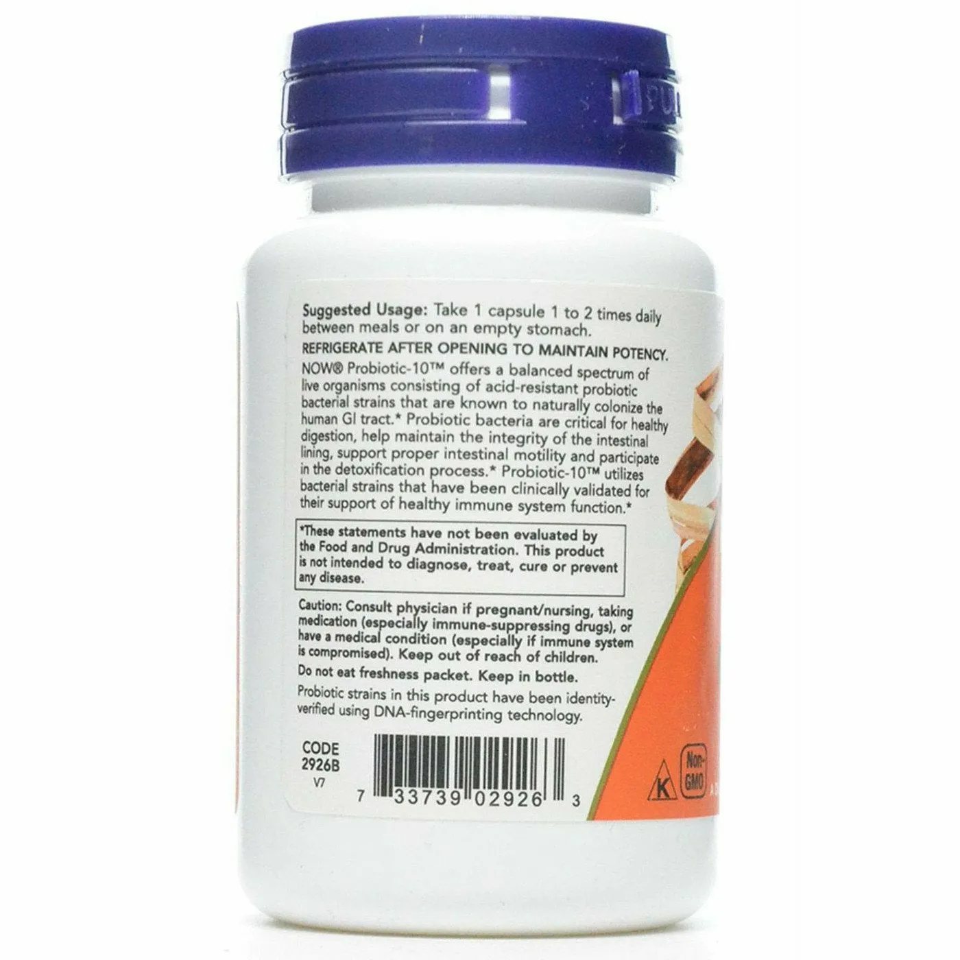 Probiotic-10 25 Billion 50 vcaps by NOW