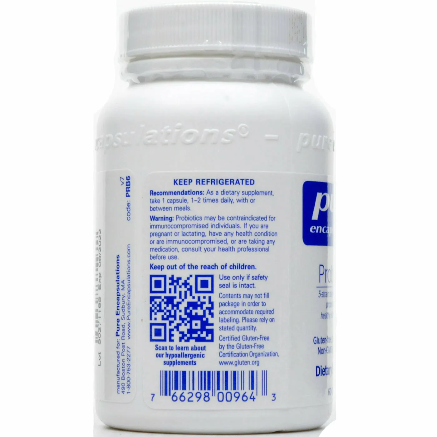 Probiotic-5 60 caps by Pure Encapsulations