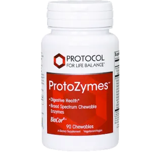 ProtoZymes 90 chews by Protocol For Life Balance