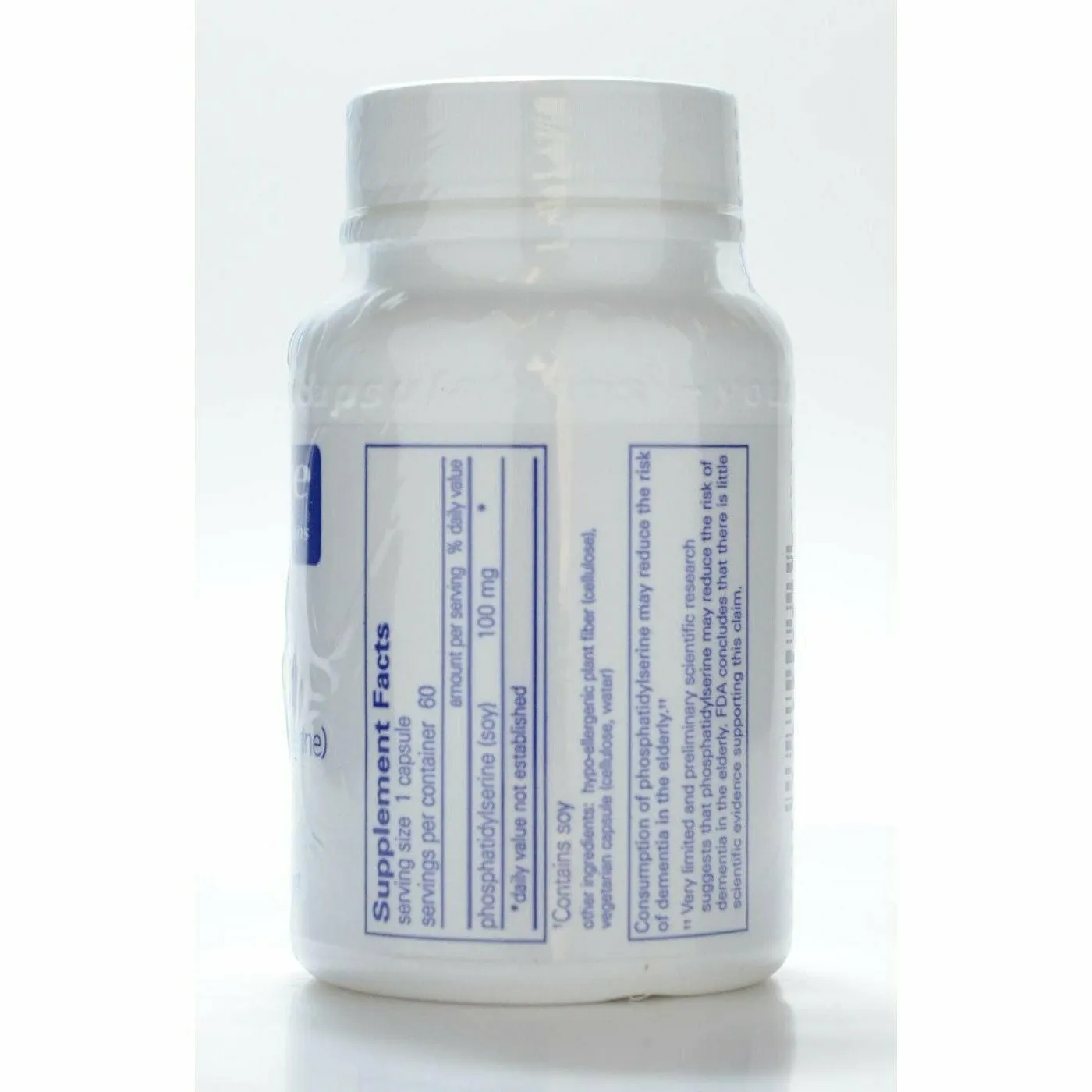 PS 100 (phosphatidylserine) 100 mg by Pure Encapsulations