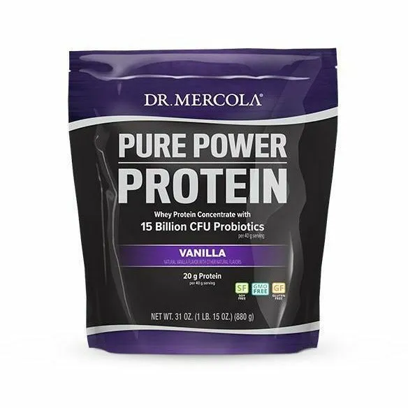 Pure Power Protein Vanilla 31 oz by Dr. Mercola