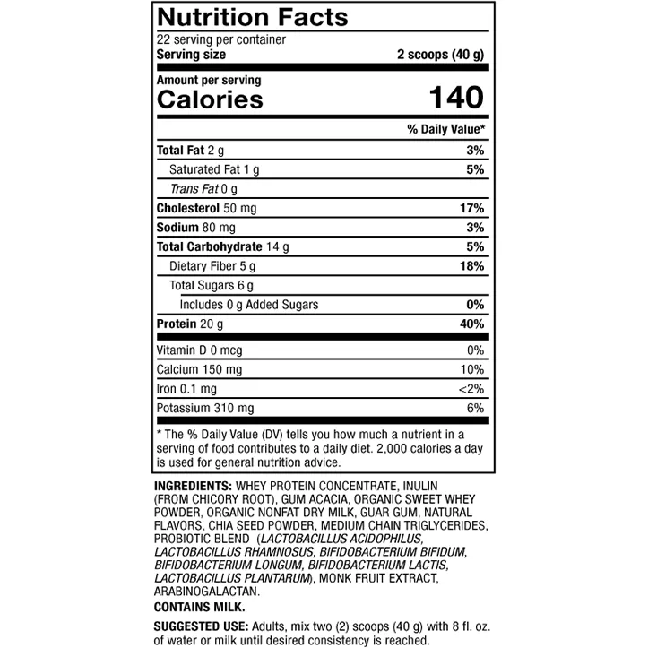 Pure Power Protein Vanilla 31 oz by Dr. Mercola