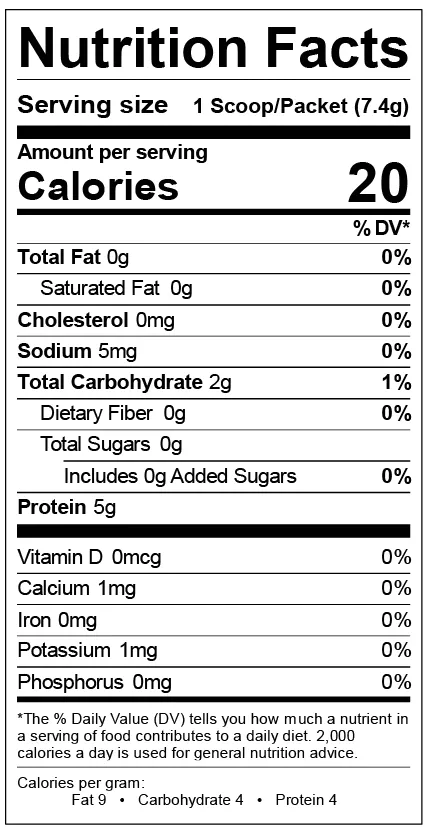 Push | Collagen Dipeptide Concentrate | Mixed Berry | 1 Canister | 72 Servings