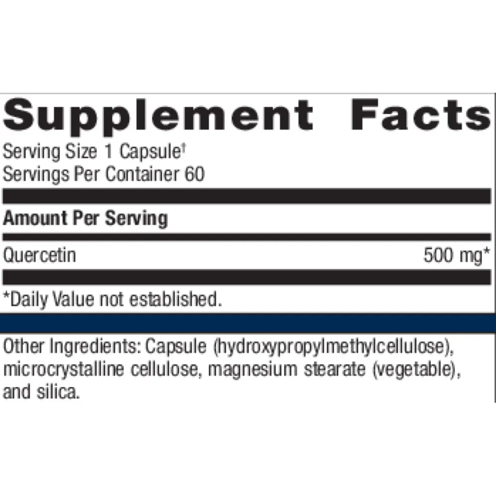 Quercetin 500 mg 60 Capsules by Metagenics