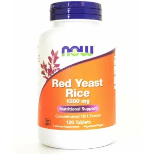 Red Yeast Rice 1200 mg 120 tabs by NOW