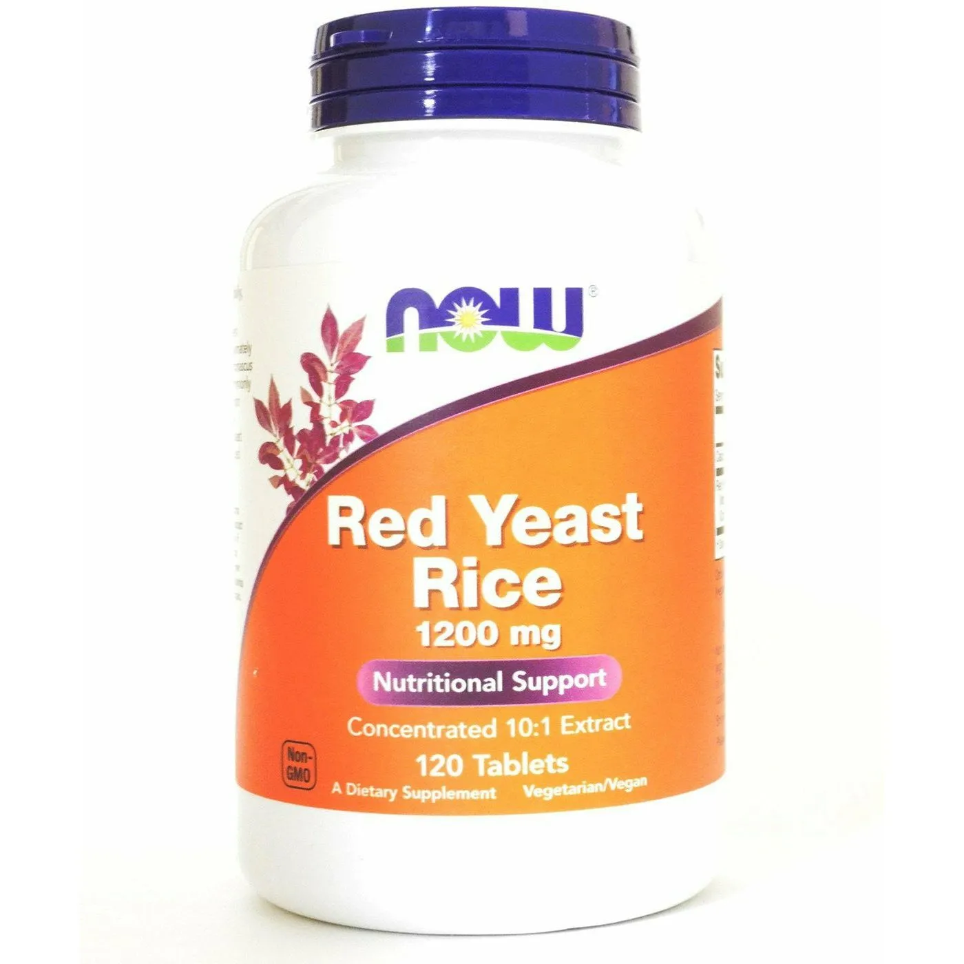 Red Yeast Rice 1200 mg 120 tabs by NOW