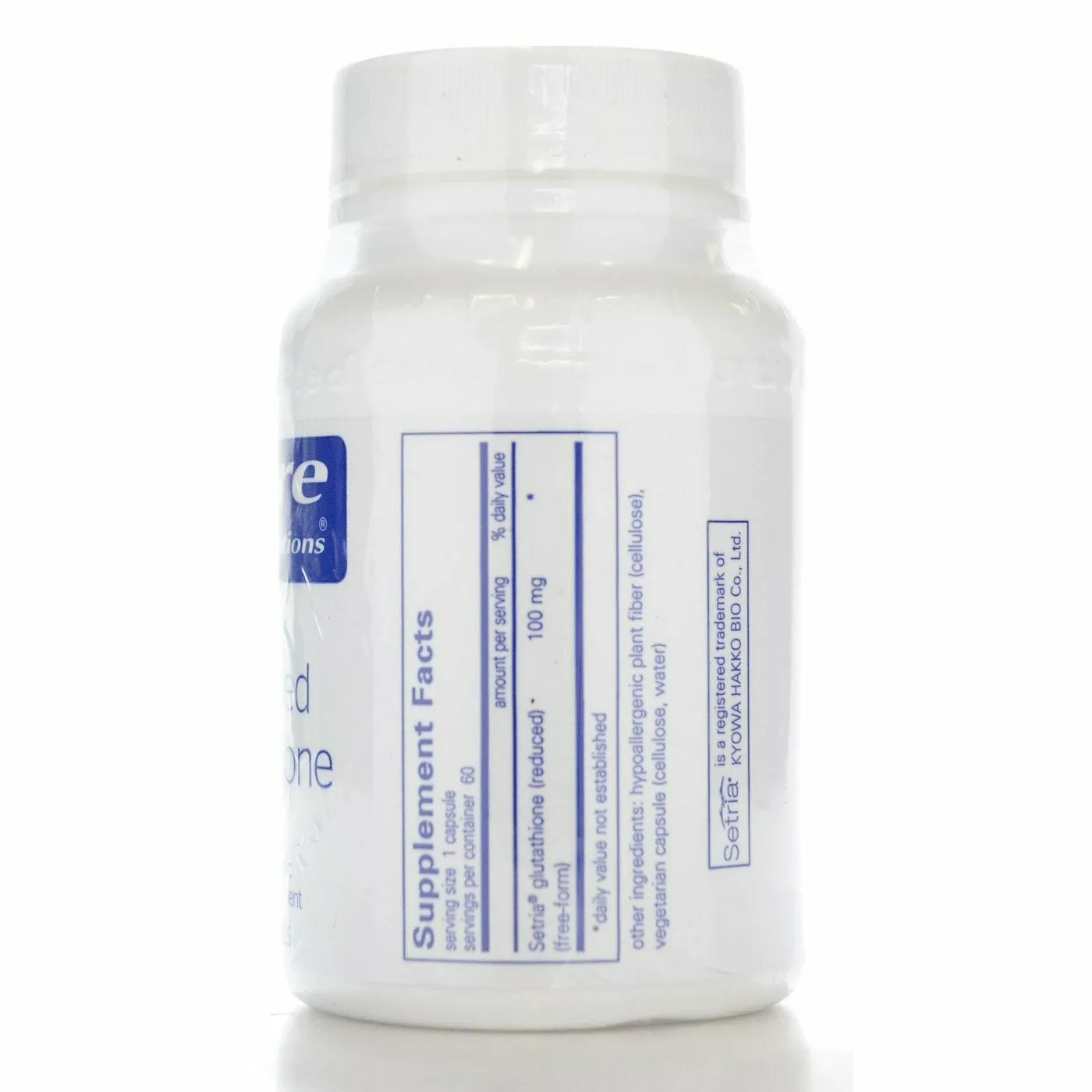 Reduced Glutathione 100 mg by Pure Encapsulations