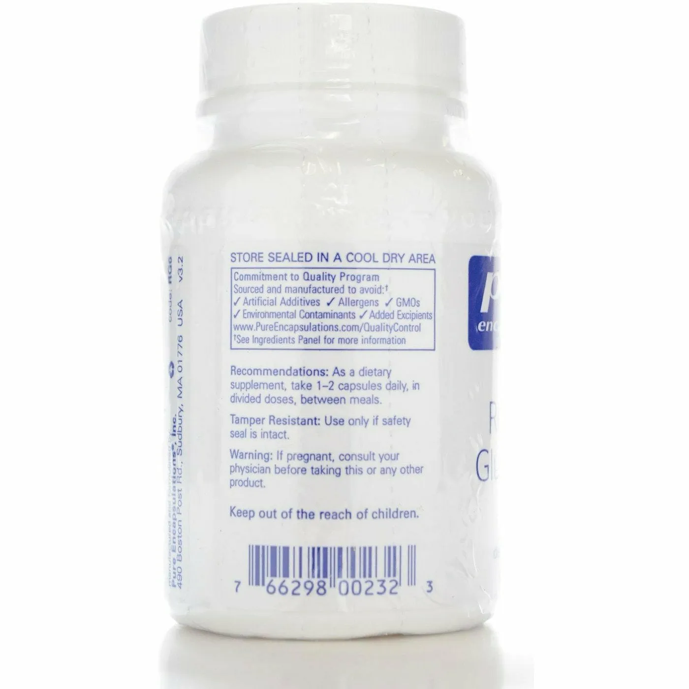 Reduced Glutathione 100 mg by Pure Encapsulations