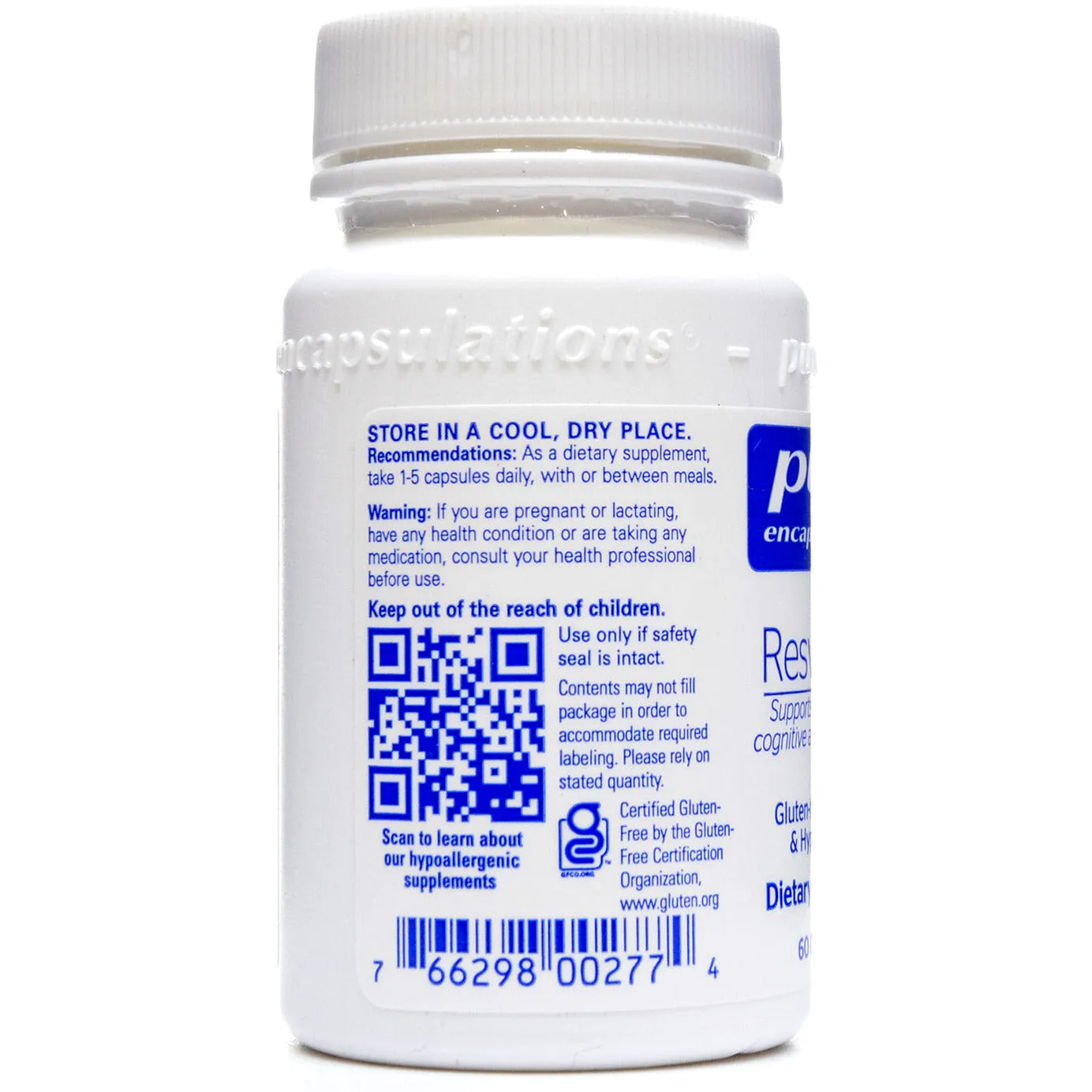 Resveratrol 40 mg by Pure Encapsulations